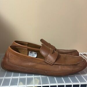 Clarks Tan Leather Loafers Size 13US